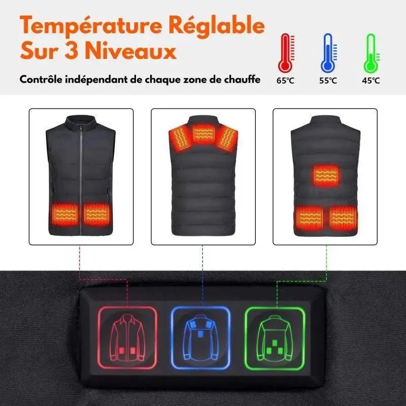 Zagreјani flis mototsiklistichki prsluk | јatskheat™