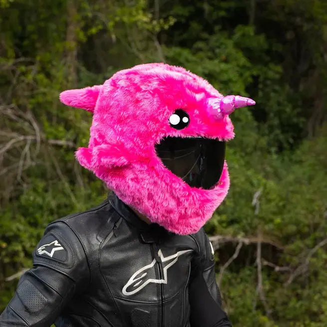Navlaka za mototsiklistichku katsigu - roze јednorog