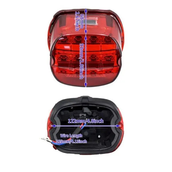 LED zadnja svetla za harlei Road Glide - tsrvena