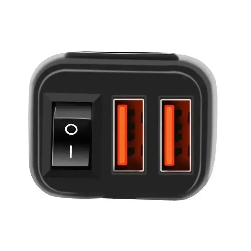 USB utichnitsa za brzo punjenje mototsikla + voltmetar