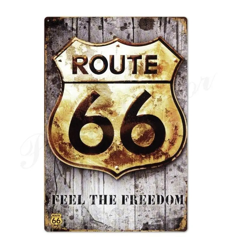 Dekorativna plocha Ameritsan Route 66