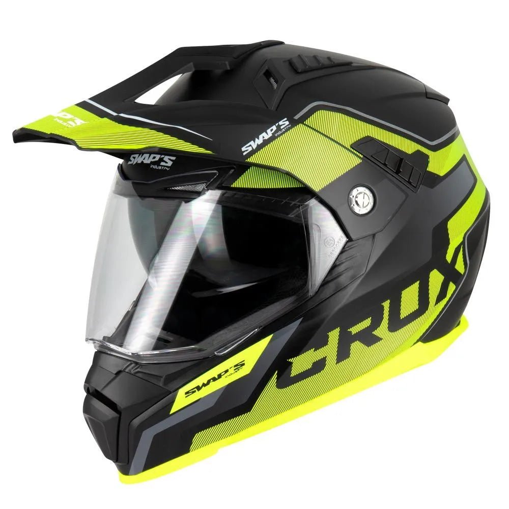 Motocross/enduro kaciga – žuta