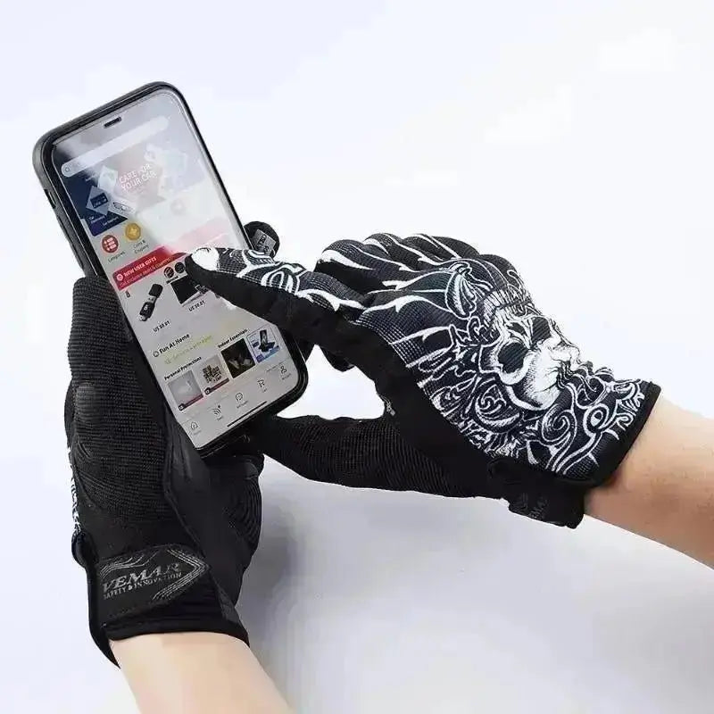 Skullgrind™ letnje mototsiklistichke rukavitse otporne na udartse sa ekranom osetljivim na dodir