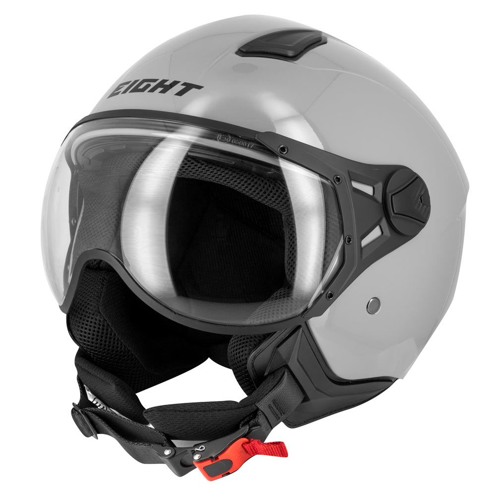 Aviator jet motociklistička kaciga – siva s779 leov