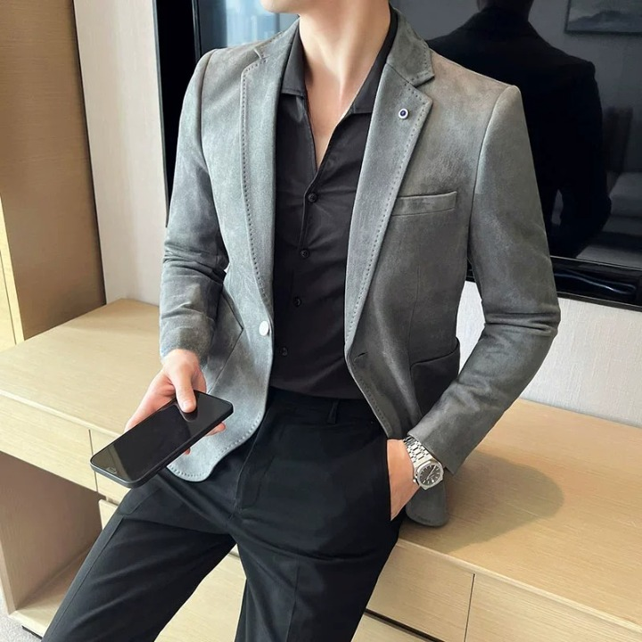 Elegant blazer for menn i old money