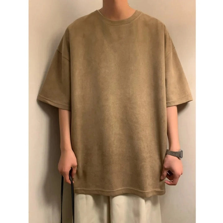 Oversize vintage stiilis Old Money T-särk