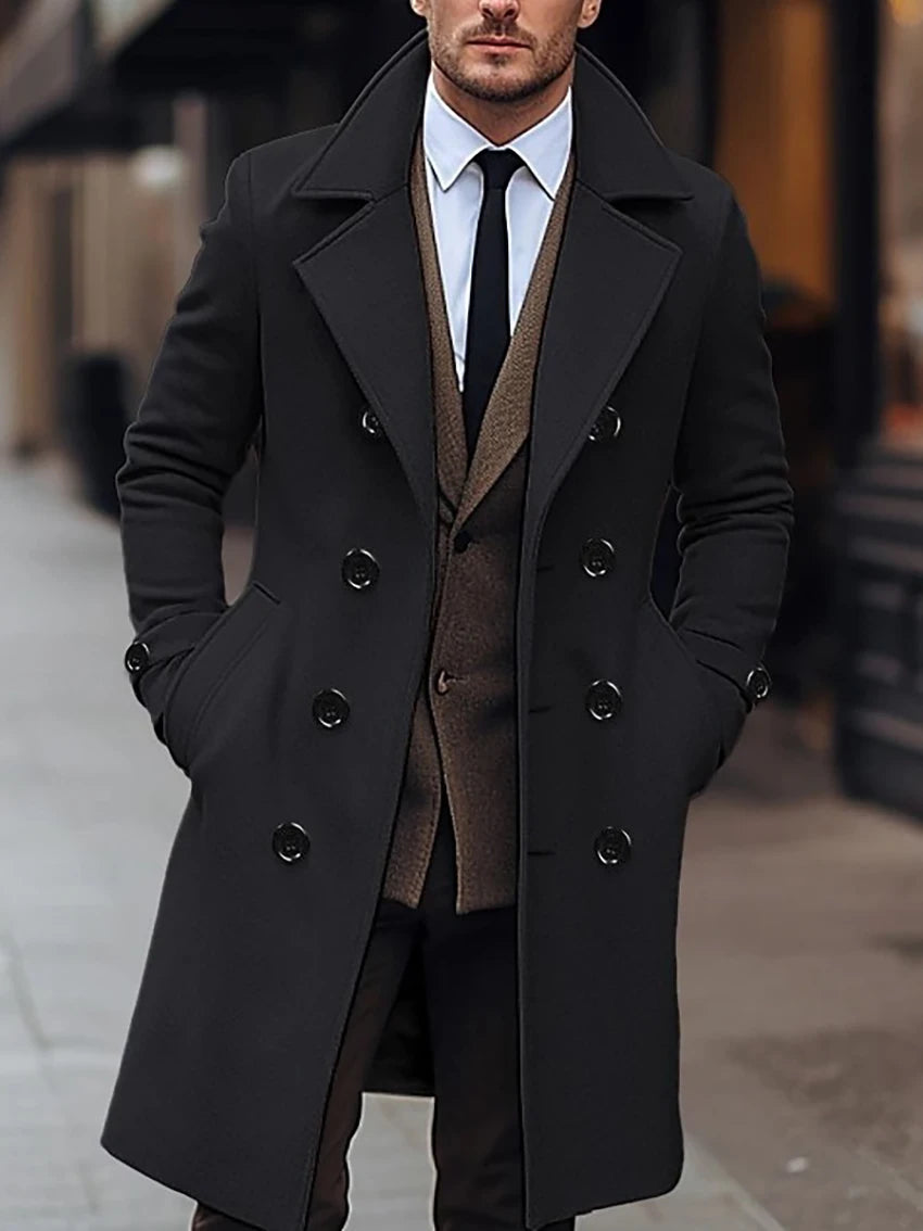 Trenchcoat i old money man-stil