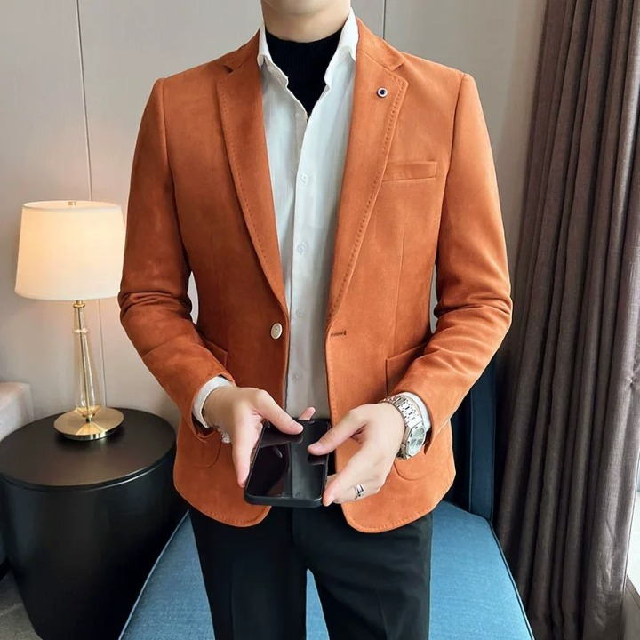 Elegant blazer for menn i old money