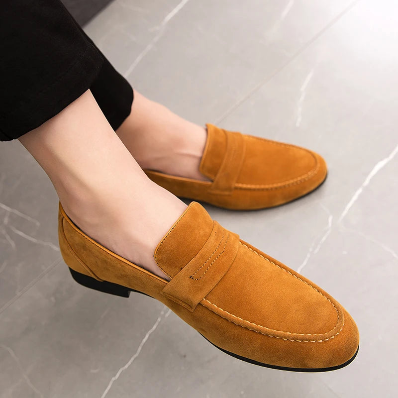 Loafers i gammel penge-stil til mænd