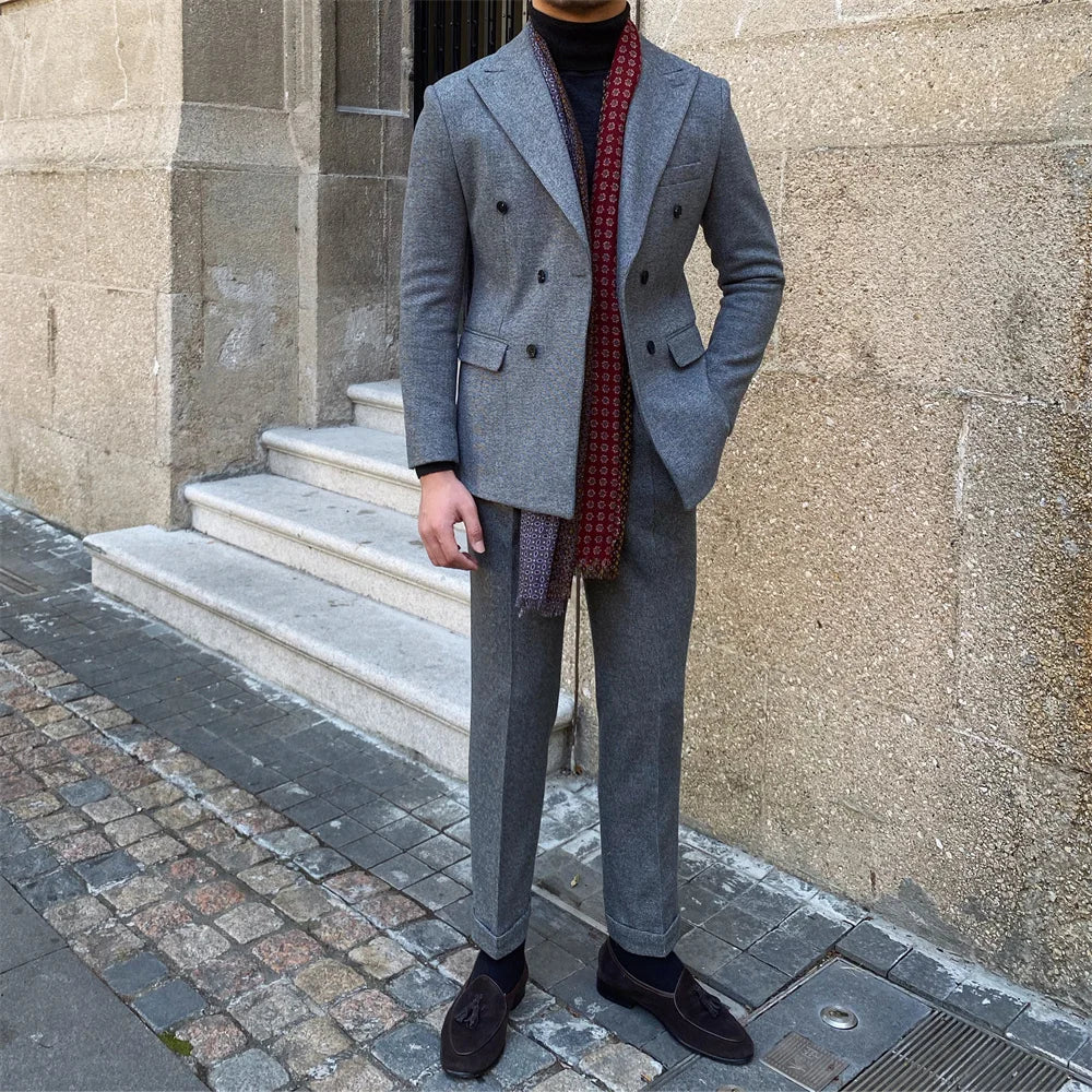 Peaky blinders tweed-jakkesæt, old money style