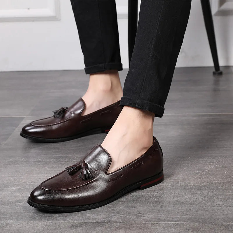 Tassel loafer for menn i 80-tallsstil