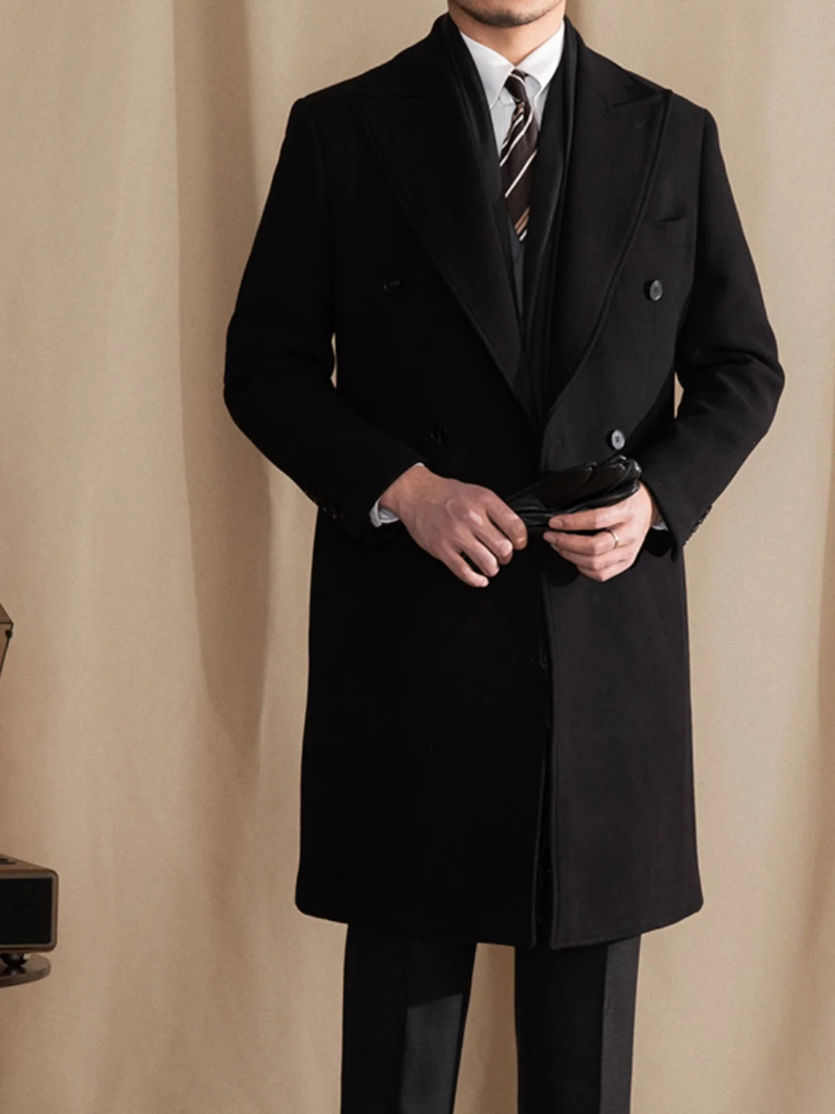 Business trench coat Old Money stiilis