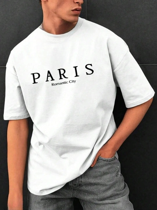 Paris T-shirt i gammel penge-stil