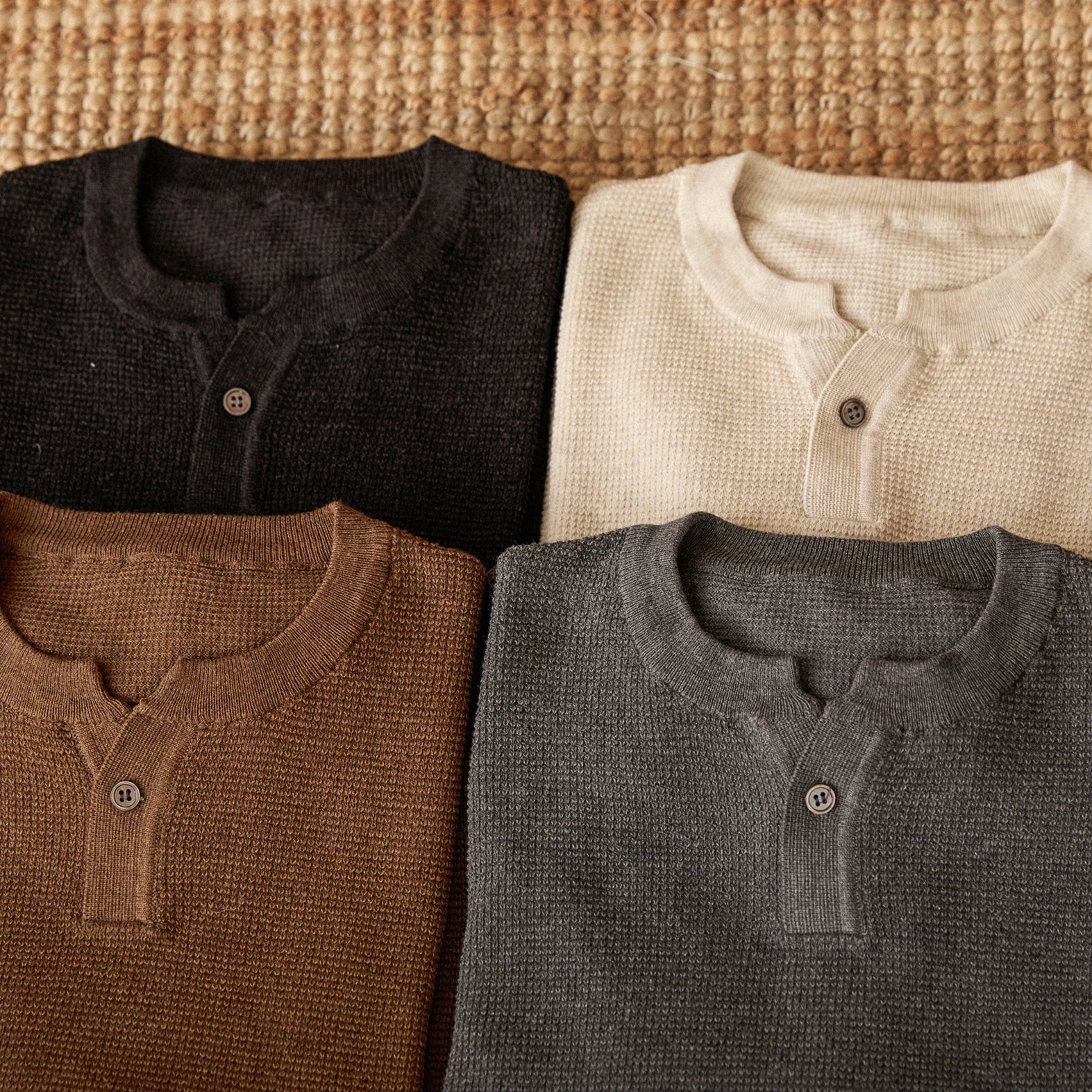 Poloshirt med tunisisk krave, old money-stil