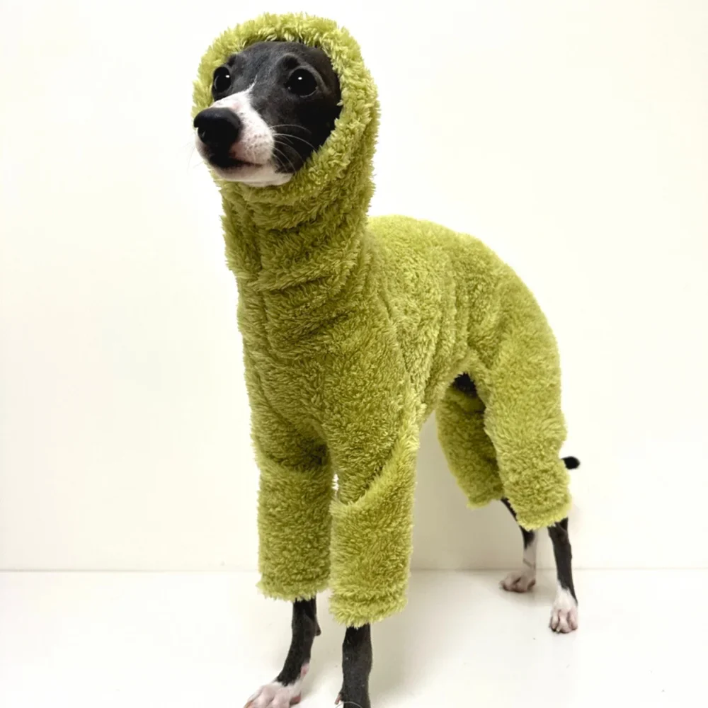 Pulover călduros pentru ogari din fleece moale