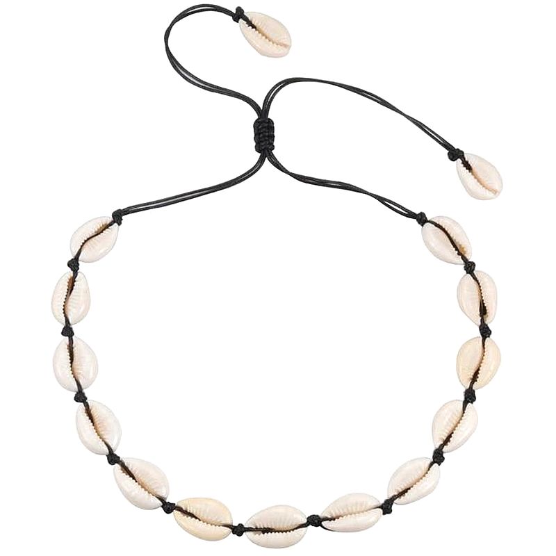 Boho stílusú kagylós choker nyaklánc