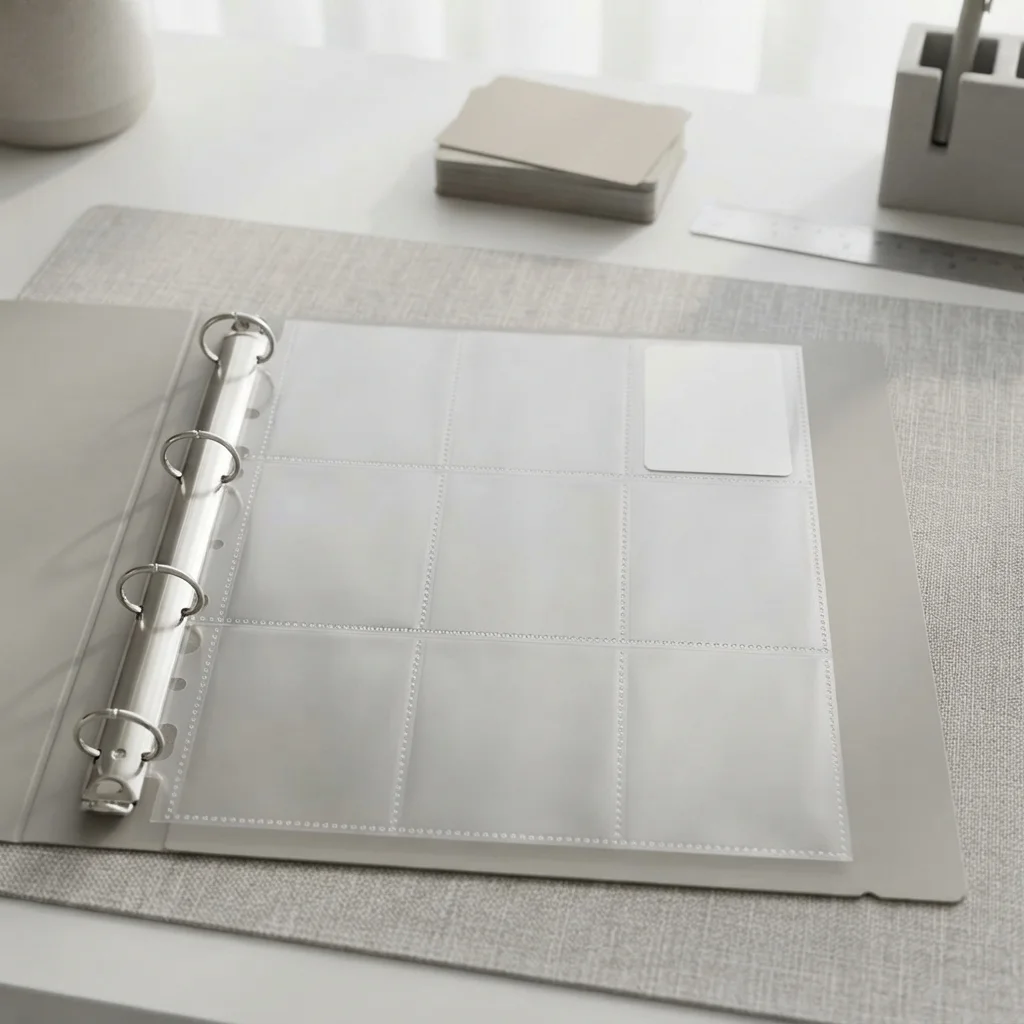 A4-lommer til samlemappe K-pop – 9 lommer med dobbeltsidet design