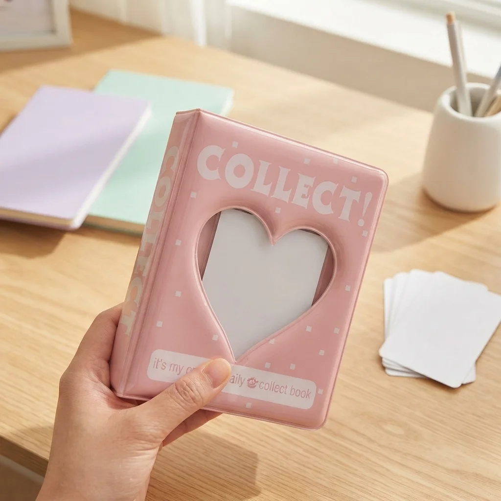 Mini album foto K-pop illustreret – Kapacitet 36 til 128 kort