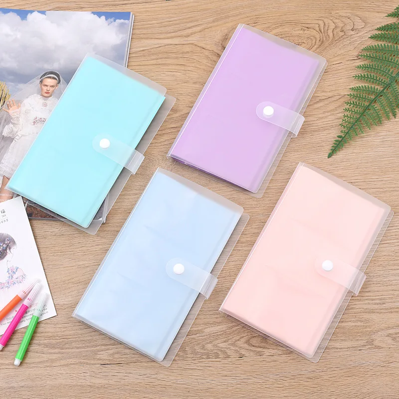 Mini album foto K-pop med gennemsigtige lommer – Forskellige kapaciteter