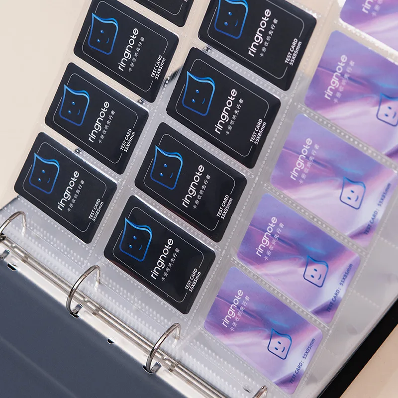 K-pop samlemappe med ringe til 3 og 3,5 tommer photocards – Stor kapacitet