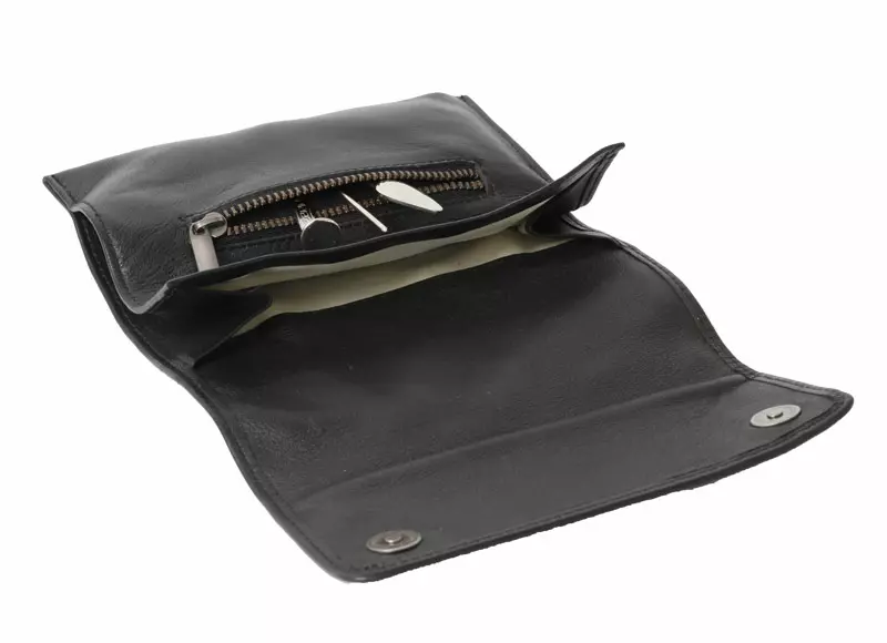 Caixa para tabaco enrolado cc021 – couro preto