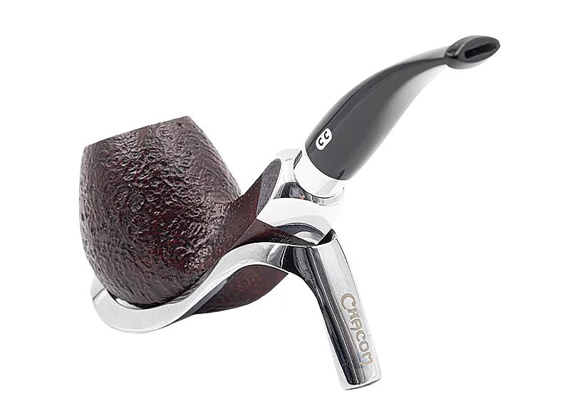 Pipa Chacom Maitre-Pipier con tubo negro arenado