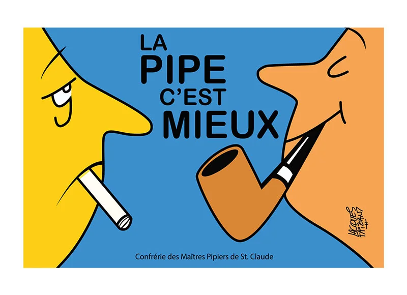 Cartão postal – o cachimbo é melhor