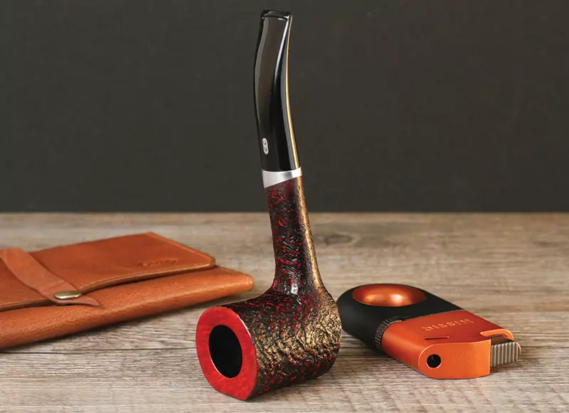 Pipa Chacom Millénium 5 arenada negra y roja