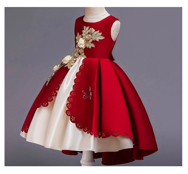 Kleid Prinzessin Zeremoniell Rot