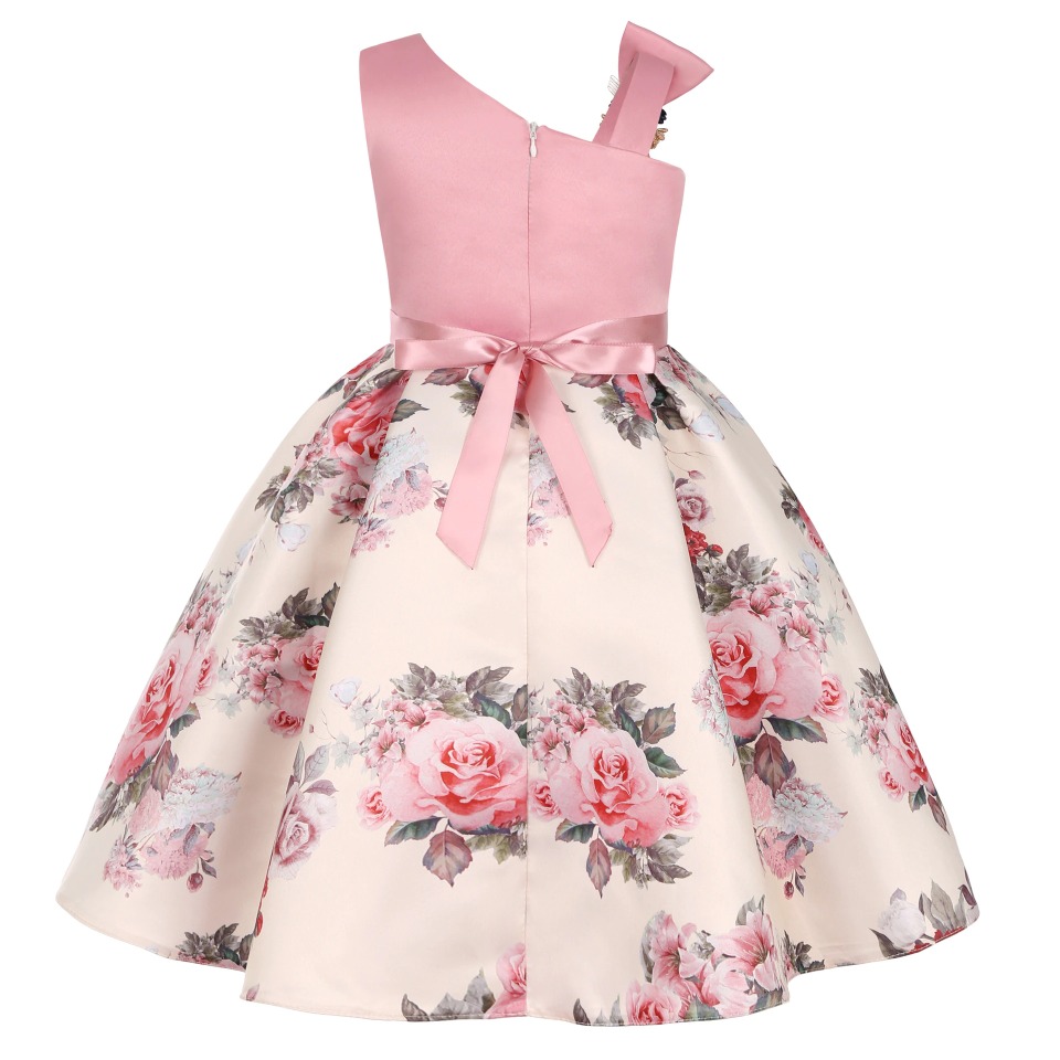 Vintage Rosa Prinzessinnenkleid für Mädchen