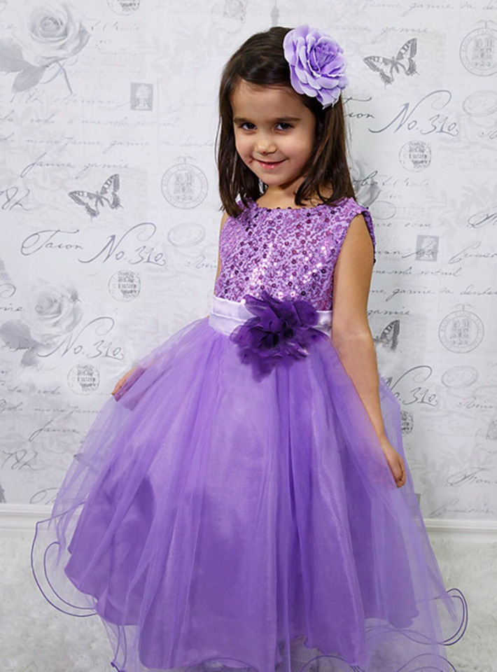 Prinzessin Violett Kleid für Hochzeit