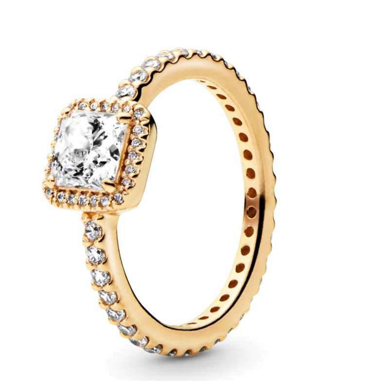 Ring Prinzessin Diamant Strass