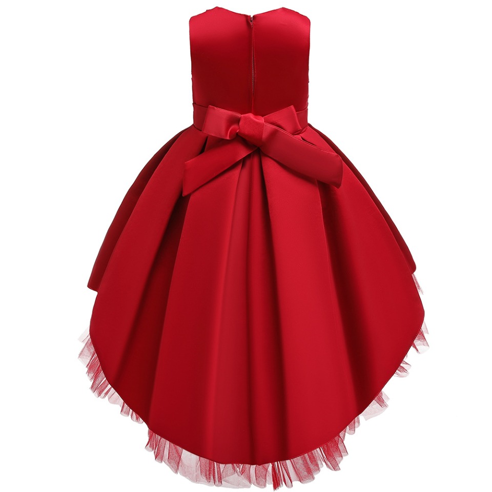 Kleid Rot Prinzessin Schleppe