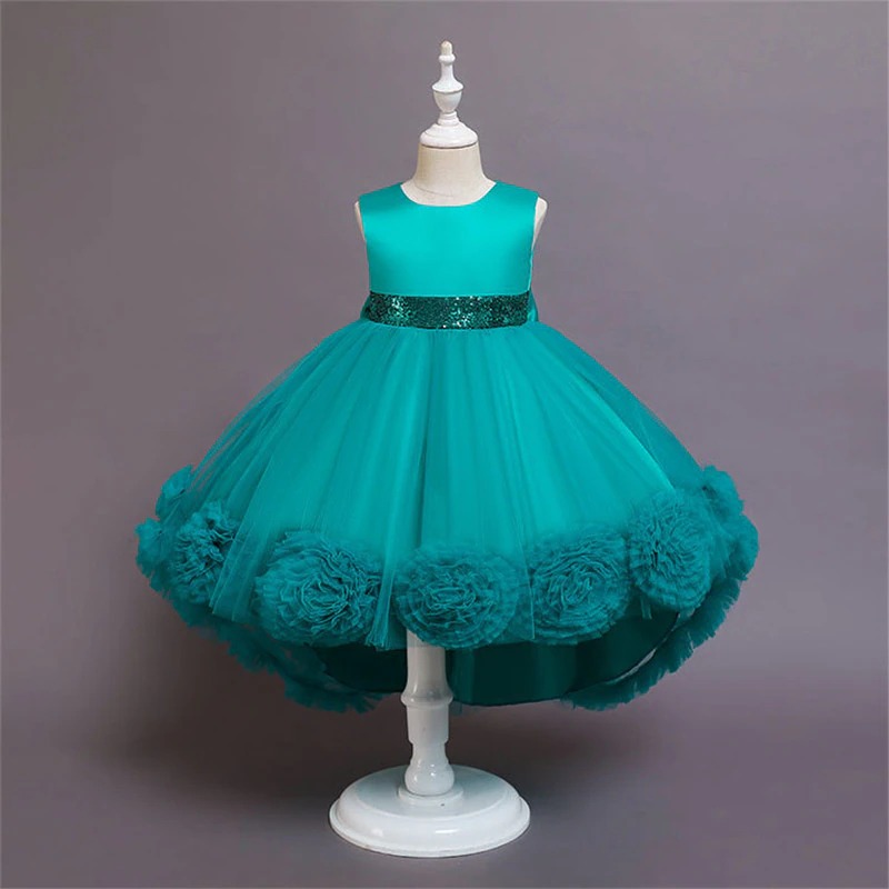 Kleid Prinzessin Grün Froufrou