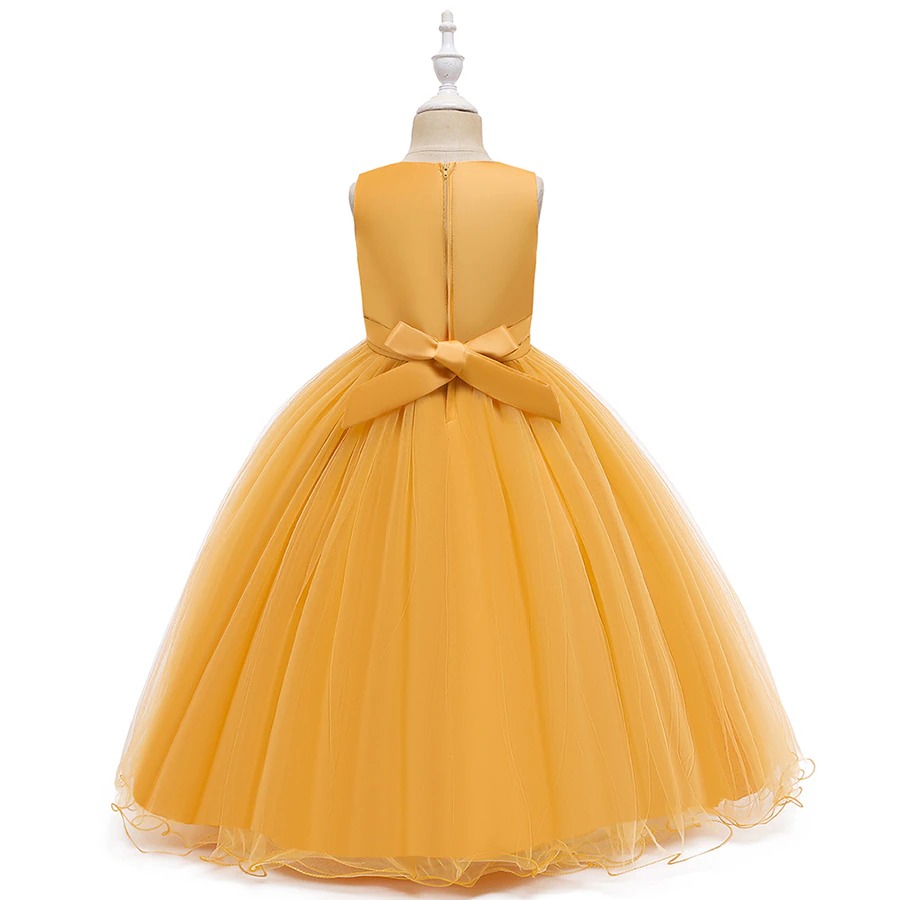 Kleid Prinzessin Gelb Neujahrsmädchen