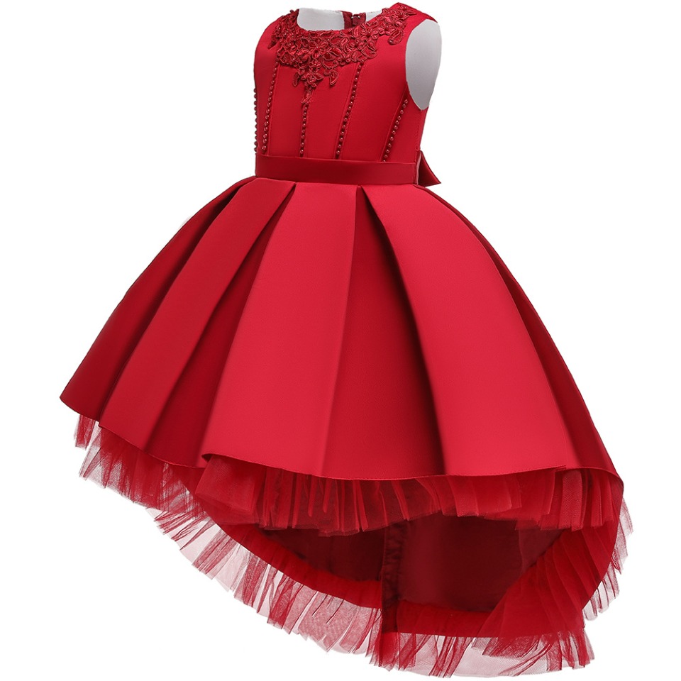 Kleid Rot Prinzessin Schleppe