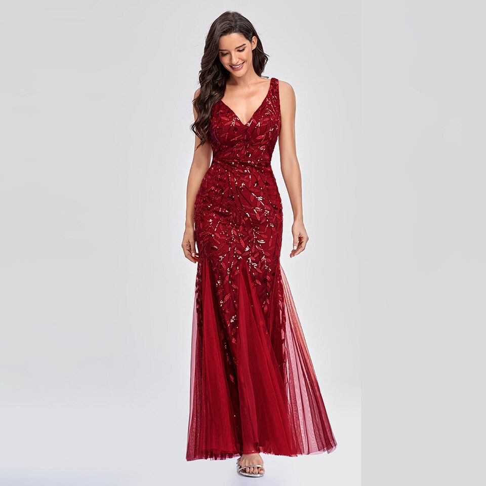 Cocktailkleid Bordeaux