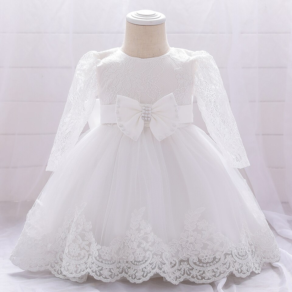 Baby Taufkleid Weiß