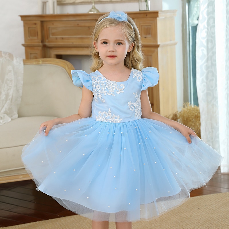 Kleid Prinzessin Baby Hellblau