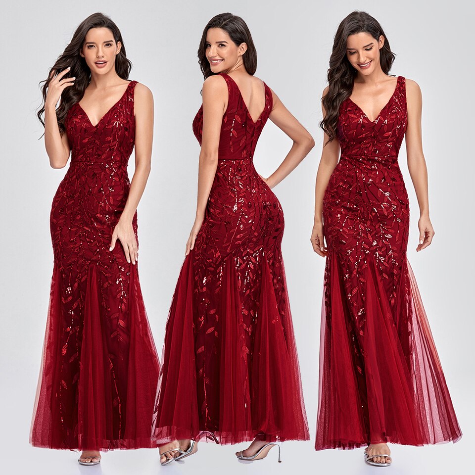 Cocktailkleid Bordeaux