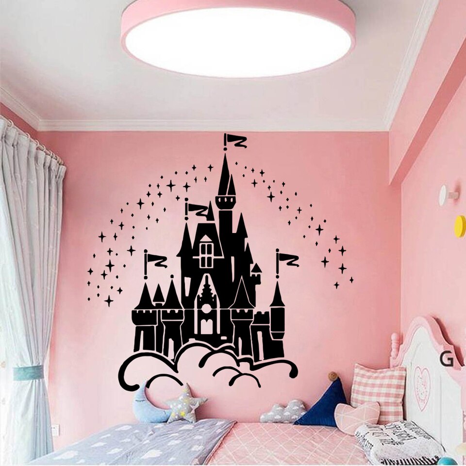 Sticker Kaninchen Zimmer Prinzessin