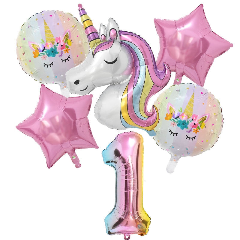 Luftballon Einhorn Geburtstag Prinzessin 1 Jahr