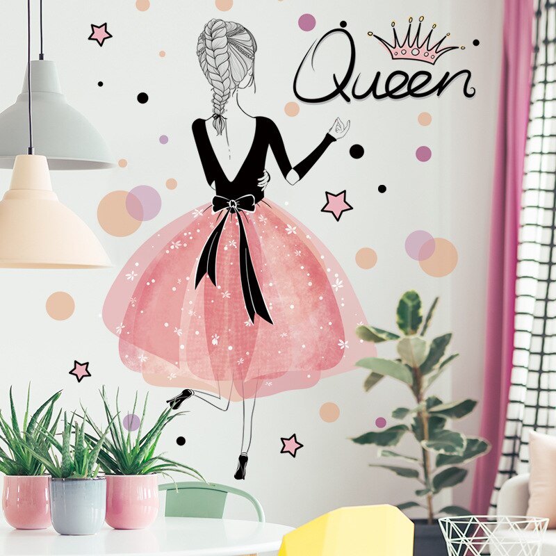 Sticker Queen Zimmer Mädchen