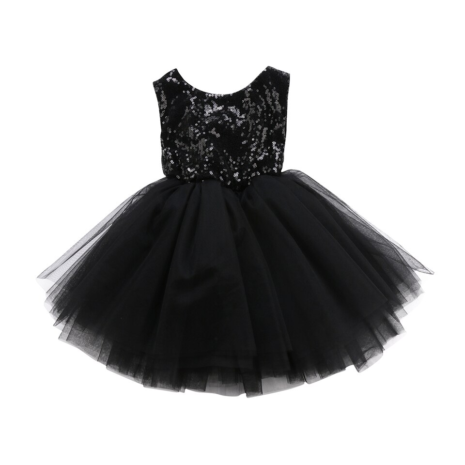 Schwarzes Baby-Tutu-Kleid