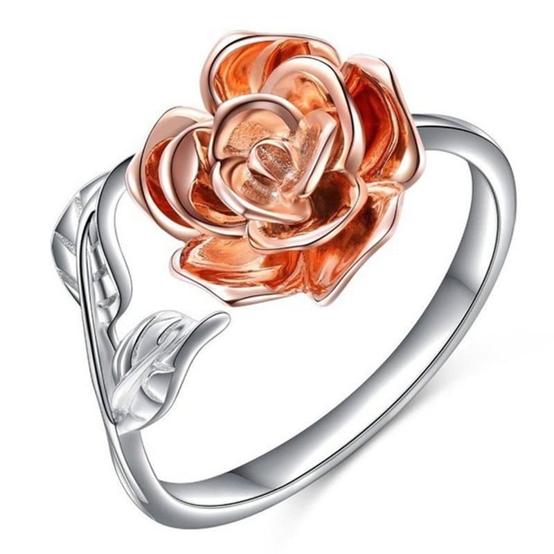 Verstellbarer Ring Blume