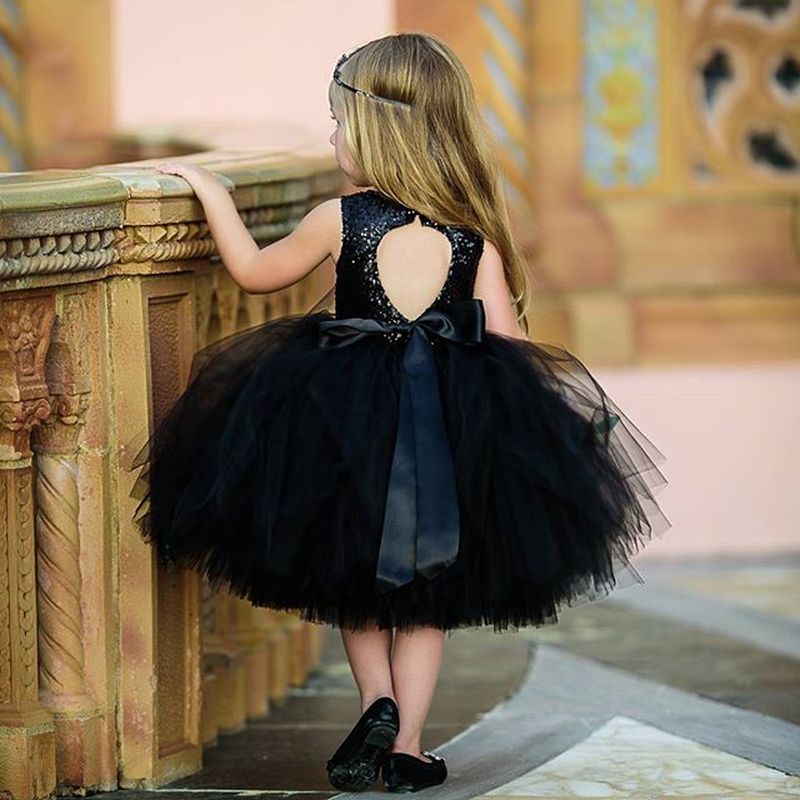 Schwarzes Baby-Tutu-Kleid