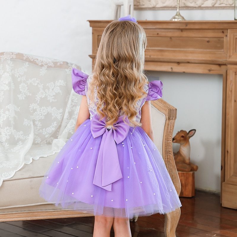 Kleid Prinzessin Violett Baby