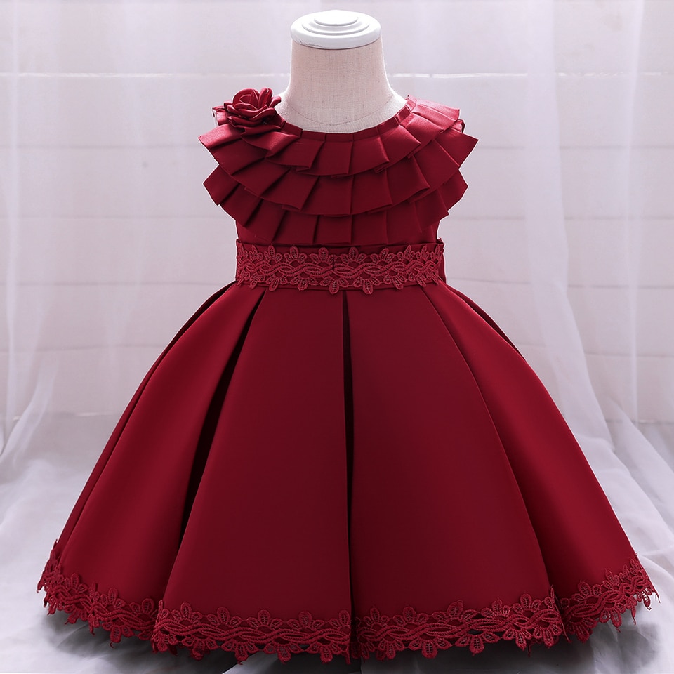 Kleid Prinzessin Baby Bordeaux