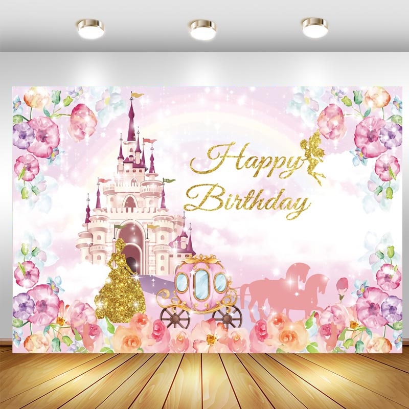 Poster Geburtstag Prinzessin Kutsche