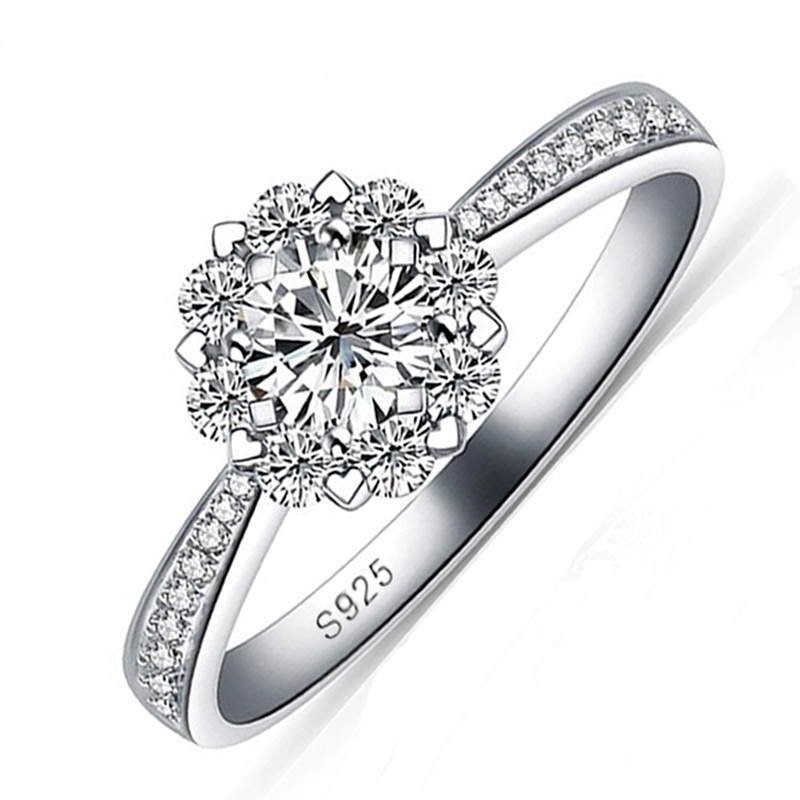 Ring Blume Diamant